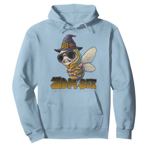 Halloween Zombie Bee Hoodie Zombee Funny Dabbing TS12 Light Blue Print Your Wear