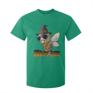 Halloween Zombie Bee T Shirt For Kid Zombee Funny Dabbing TS12 Irish Green Print Your Wear