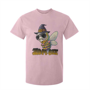 Halloween Zombie Bee T Shirt For Kid Zombee Funny Dabbing TS12 Light Pink Print Your Wear