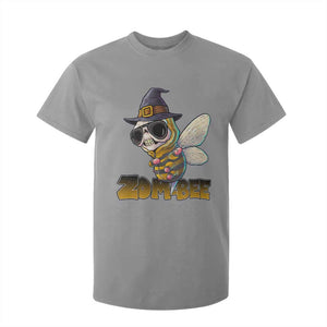 Halloween Zombie Bee T Shirt For Kid Zombee Funny Dabbing TS12 Sport Gray Print Your Wear