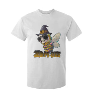 Halloween Zombie Bee T Shirt For Kid Zombee Funny Dabbing TS12 White Print Your Wear