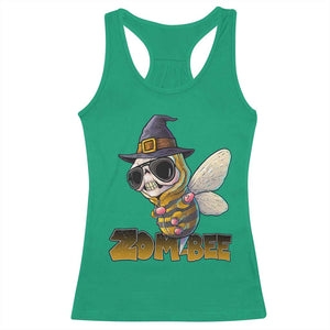 Halloween Zombie Bee Racerback Tank Top Zombee Funny Dabbing TS12 Irish Green Print Your Wear