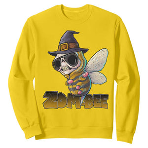 Halloween Zombie Bee Sweatshirt Zombee Funny Dabbing TS12 Daisy Print Your Wear