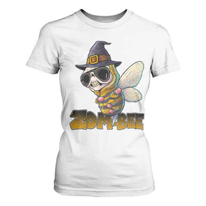 Halloween Zombie Bee T Shirt For Women Zombee Funny Dabbing TS12 White Print Your Wear