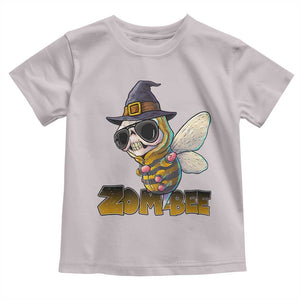 Halloween Zombie Bee Toddler T Shirt Zombee Funny Dabbing TS12 Ice Gray Print Your Wear