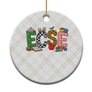 Early Childhood Special Education Teacher Ceramic Ornament ECSE Life