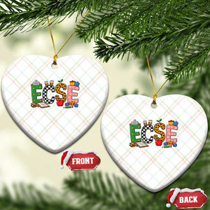 Early Childhood Special Education Teacher Ceramic Ornament ECSE Life