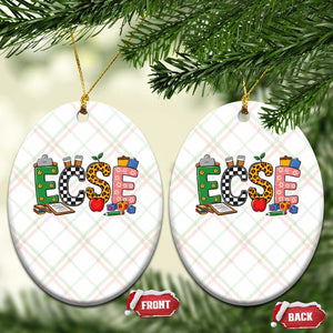 Early Childhood Special Education Teacher Ceramic Ornament ECSE Life