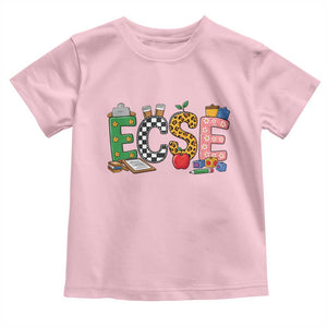 Early Childhood Special Education Teacher Toddler T Shirt ECSE Life