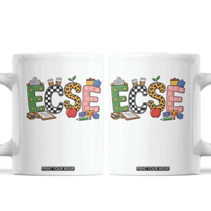 Early Childhood Special Education Teacher Coffee Mug ECSE Life