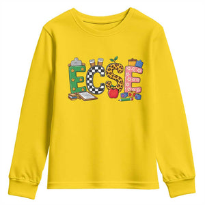 Early Childhood Special Education Teacher Youth Sweatshirt ECSE Life