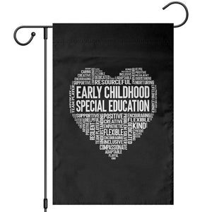 Early Childhood Special Education Teacher Garden Flag Caring Compassionate Kindness