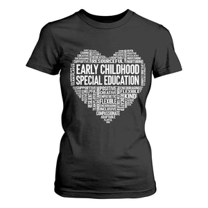 Early Childhood Special Education Teacher T Shirt For Women Caring Compassionate Kindness