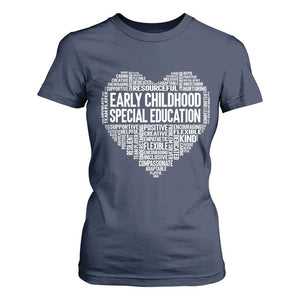 Early Childhood Special Education Teacher T Shirt For Women Caring Compassionate Kindness