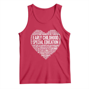 Early Childhood Special Education Teacher Tank Top Caring Compassionate Kindness