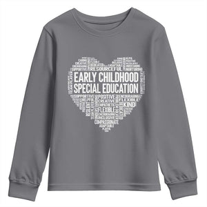 Early Childhood Special Education Teacher Youth Sweatshirt Caring Compassionate Kindness