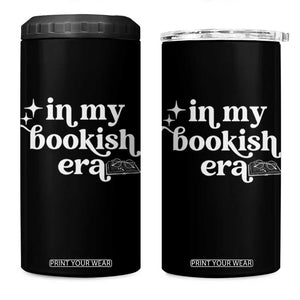 In My Bookish Era Reading Gift 4 in 1 Can Cooler Tumbler Book Lover