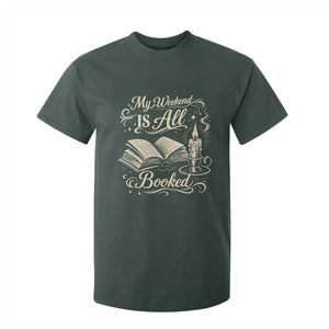 My Weekend Is All Booked Book Lover T Shirt For Kid Reading Enthusiast Quote