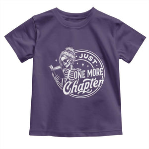 Just One More Chapter Skeleton Woman Toddler T Shirt Book Lover Gift