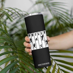 Baseball Lover Skinny Tumbler Philly Retro Spirit Proud Fan Sport Lover Gift TS12 Print Your Wear