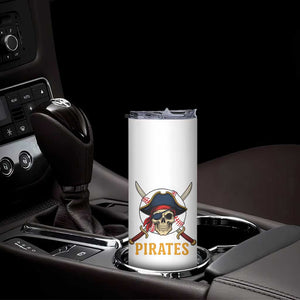 Pirates Baseball Skinny Tumbler Skeleton Sport Lover Gift TS12 Print Your Wear