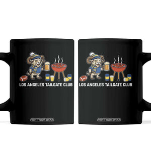 Funny Los Angeles Tailgate Club Coffee Mug Game Day BBQ Ram Fan