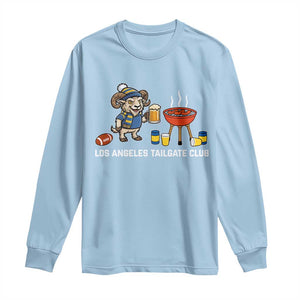 Funny Los Angeles Tailgate Club Long Sleeve Shirt Game Day BBQ Ram Fan