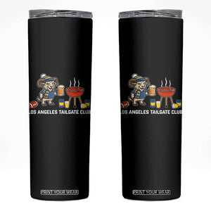 Funny Los Angeles Tailgate Club Skinny Tumbler Game Day BBQ Ram Fan