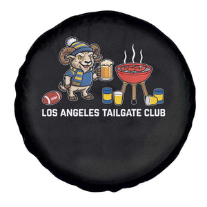 Funny Los Angeles Tailgate Club Spare Tire Cover Game Day BBQ Ram Fan