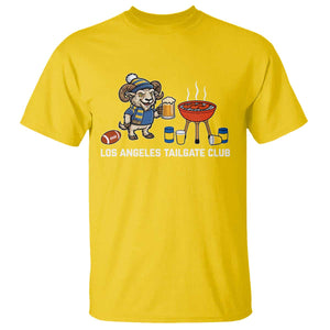 Funny Los Angeles Tailgate Club T Shirt Game Day BBQ Ram Fan