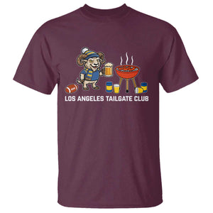 Funny Los Angeles Tailgate Club T Shirt Game Day BBQ Ram Fan