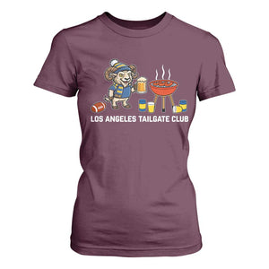Funny Los Angeles Tailgate Club T Shirt For Women Game Day BBQ Ram Fan