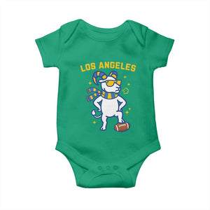 Cool Ram Football Fan Baby Onesie Royal Blue And Gold Pride