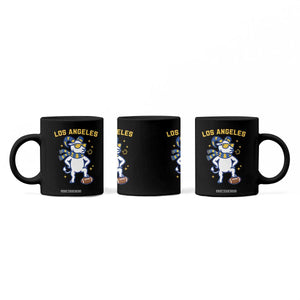 Cool Ram Football Fan Coffee Mug Royal Blue And Gold Pride