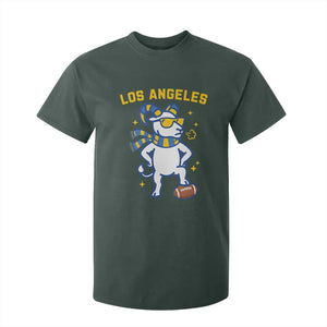 Cool Ram Football Fan T Shirt For Kid Royal Blue And Gold Pride
