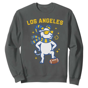 Cool Ram Football Fan Sweatshirt Royal Blue And Gold Pride