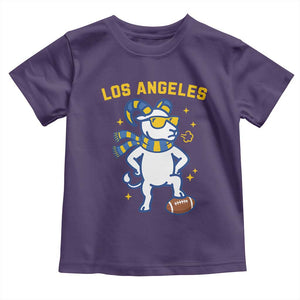 Cool Ram Football Fan Toddler T Shirt Royal Blue And Gold Pride