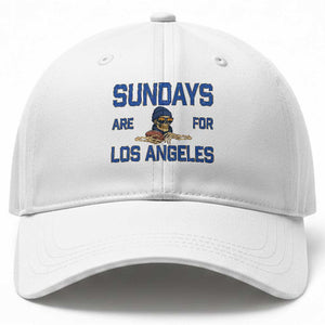 Sundays Are For Los Angeles Baseball Cap Skeleton Game Day Sports Fan
