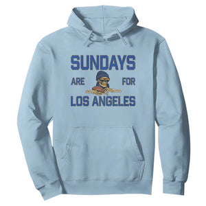 Sundays Are For Los Angeles Hoodie Skeleton Game Day Sports Fan