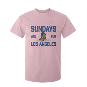 Sundays Are For Los Angeles T Shirt For Kid Skeleton Game Day Sports Fan