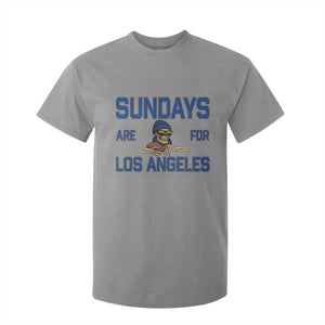 Sundays Are For Los Angeles T Shirt For Kid Skeleton Game Day Sports Fan