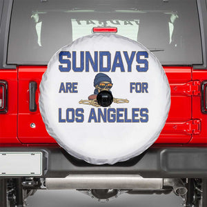 Sundays Are For Los Angeles Spare Tire Cover Skeleton Game Day Sports Fan