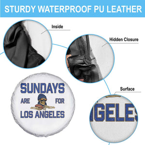 Sundays Are For Los Angeles Spare Tire Cover Skeleton Game Day Sports Fan