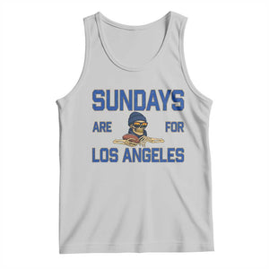 Sundays Are For Los Angeles Tank Top Skeleton Game Day Sports Fan
