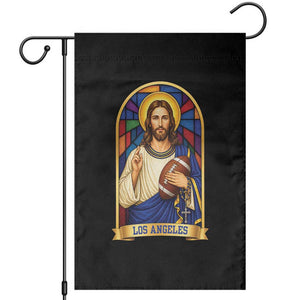 Los Angeles Jesus Game Day Faith Garden Flag Christian Sports Fan Pride
