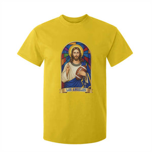 Los Angeles Jesus Game Day Faith T Shirt For Kid Christian Sports Fan Pride