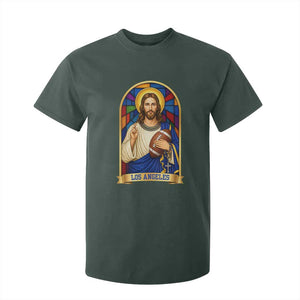 Los Angeles Jesus Game Day Faith T Shirt For Kid Christian Sports Fan Pride