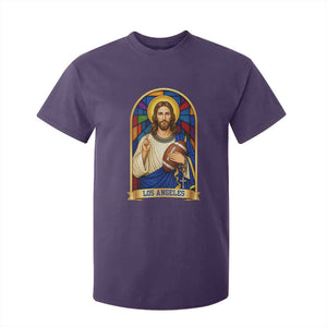 Los Angeles Jesus Game Day Faith T Shirt For Kid Christian Sports Fan Pride