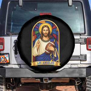 Los Angeles Jesus Game Day Faith Spare Tire Cover Christian Sports Fan Pride