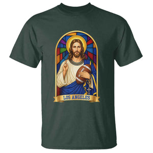 Los Angeles Jesus Game Day Faith T Shirt Christian Sports Fan Pride